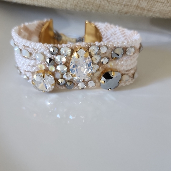 Giuliana Joyas Jewelry - Handwoven Chiapas Bracelet by Giuliana Joyas w/ Swarovski Crystal Elements